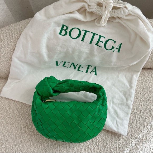 Bottega Veneta Nappa Intrecciato Mini Jodie Parakeet Green Handbag - Picture 3 of 15